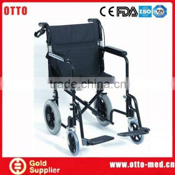 Lightweight transport wheelchair