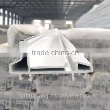 80mm glazing bead support plate/ upvc window profile/pvc door panel profile