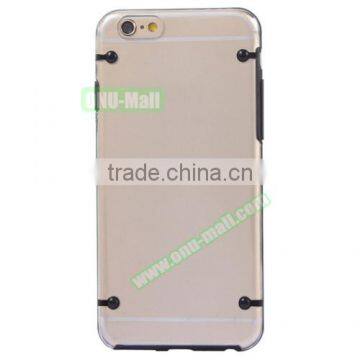 Factory Price OEM Luminous Frame Transparent Case for IPhone 6, Back Cover Case for IPhone 6s photo-2