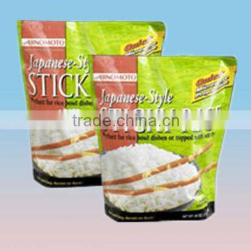 plastic packaging frozen food bag for rice