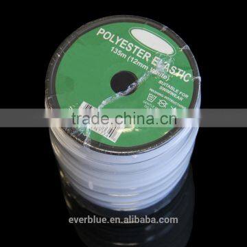 High elasticity braided elastic in bobbin