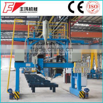 Double arc and double wire h beam welding machine