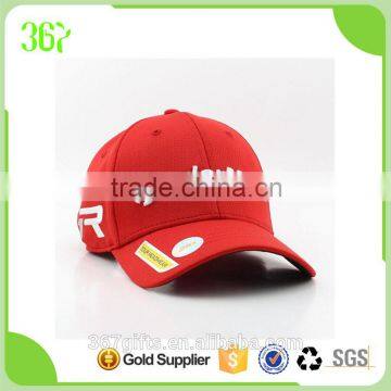 2015 Fashion Design Polyester Waterproof Breathable Baseball Cap Wholesale