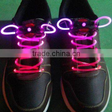 fiber optic lighting flickering shoelaces