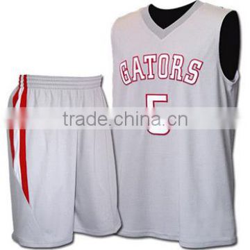 Custom Basketball Uniforms 100% Polyester / Sublimated Basketball Uniforms