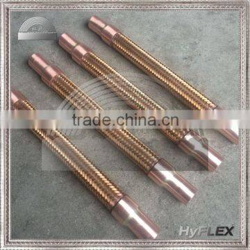 Bronze vibration absorbers used in the suction and discharge lines of air conditioning and refrigeration systems