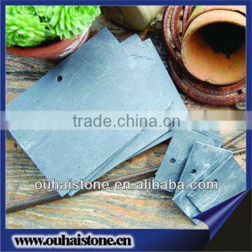Superb Quality Natural Black Stone Flower Label Slate Plant Marker photo-4