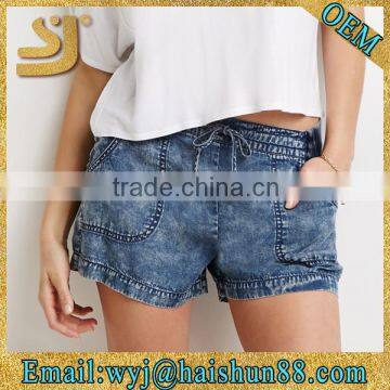 Hot sale teen girl overseas new branded summer shorts sets, girl's summer shorts