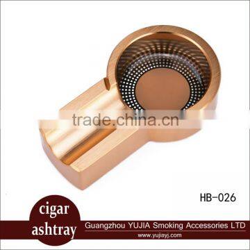 Hot sale High quality zinc alloy ashtray private Mini small ashtray Cohiba ashtray portable cigar ashtray