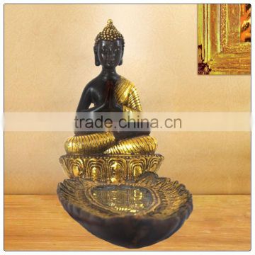 24K Golden Color Thai buddha Incense Sticks Holder, Incense Burner