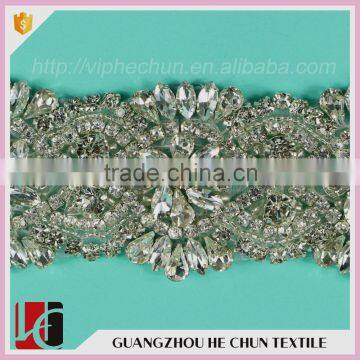 HC-7014-1 Hechun Hand Embroidery Designs Bridal Sash Belt Quality Choice photo-4