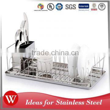 Low price 4.0MM space saving metal wire dish rack