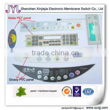 washing machine membrane panel ,Induction cooker membrane touch panel keypad