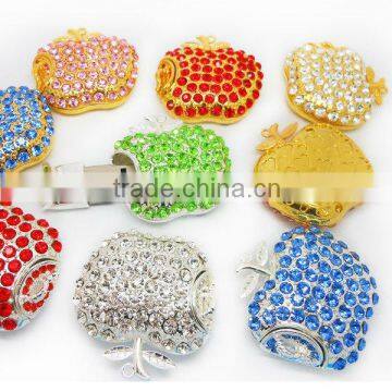 Beautiful jewelry apple usb flash drive