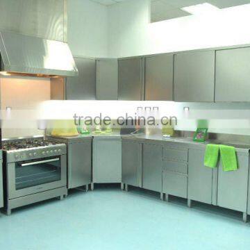 modern stainless steel kitchen furniture/stainless steel unit kitchenware