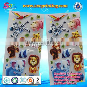 Foam puffy stickers for kids , kids cute puffy stickers