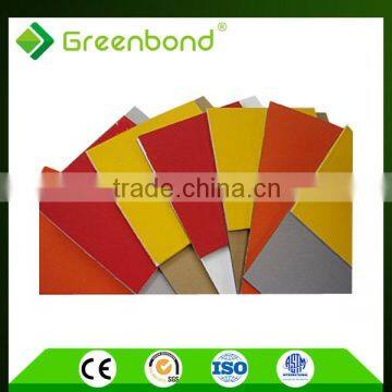 Greenbond exterior acp high gloss construction aluminum composite panel