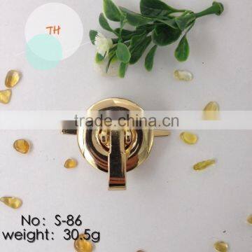 Circular mortise lock for leather bag.S86