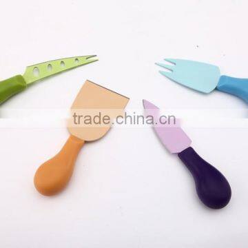 LFGB/FDA High quality and new product stainless steel cheese knife set