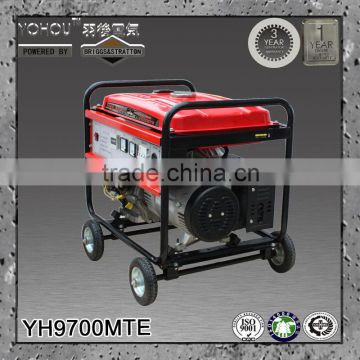 9000 watt 220V 13.5hp 100% copper wire gasoline generator without avr for base station