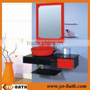 factory price bathroom glass basin, tempered glass basin