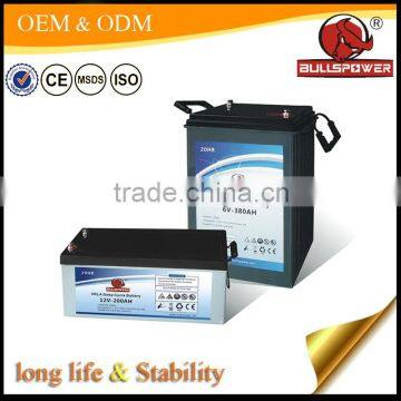 6V 380Ah energy storage system office computer batteries