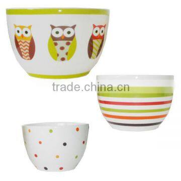 2013 new design ceramic salad bowl