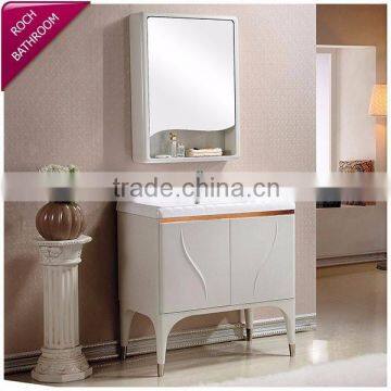 ROCH 8041 Best Sales Frames Wood Mirrors European Style Bathroom Cabinet