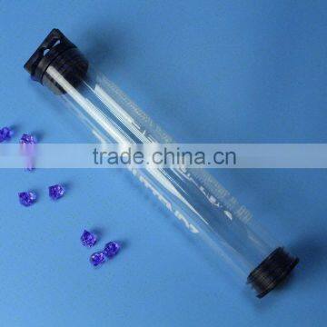 plastic tube with euro hole hanger cap