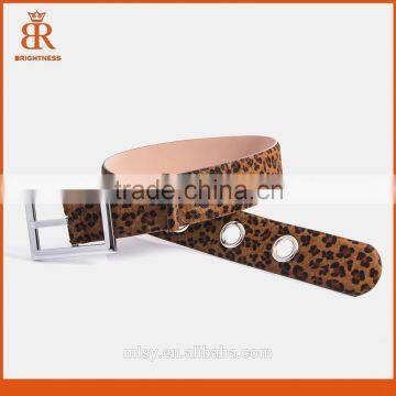 Horsehair leather belt leather bullet belt hot sale leather belt for sexy ladies