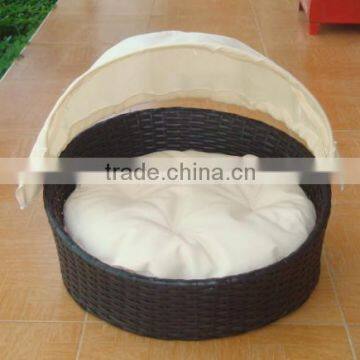 Poly rattan cat bed, animal house, pet house - website: Ms.RICO.VietStyle