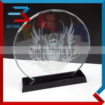Customized Logo Engraving Crystal Bodybuilding Trophy Quality Choice photo-2