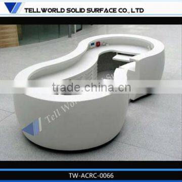 2014 Morden Design Reception Desk Beauty Salon Standing Reception Desk photo-3
