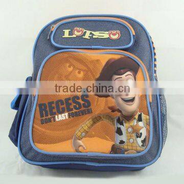 600D school backpack bag for children