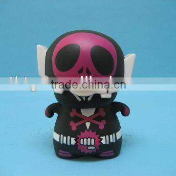 Plastic skull trans doll