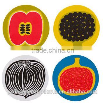 Household gifts doily with colorful printing plate mat
