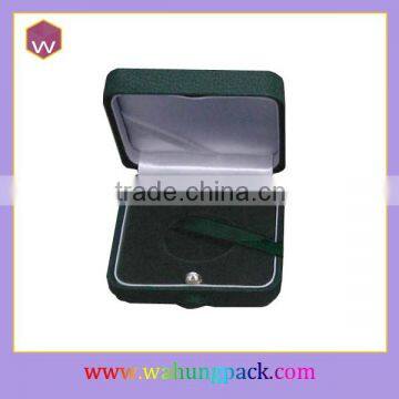 Round coin medal packaging box leather coin boxes