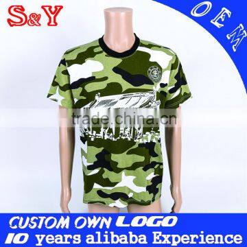 100 cotton bulk army t-shirt all over print