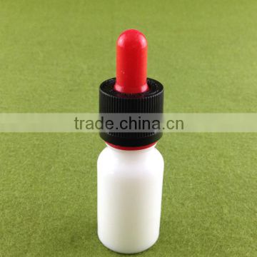 5ml white porcelain bottle for eliquid with black childproof&tamperproof cap manufacturer