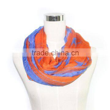 Star Printing Most Fashion Latest Infinity Scarf Private Label photo-3