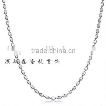 fashion Wholesale Titanium chains Titanium bead