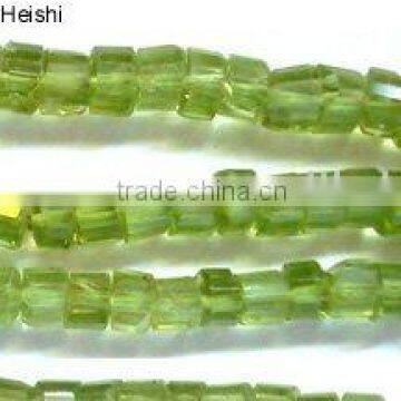 Peridot Smooth Heishi Beads
