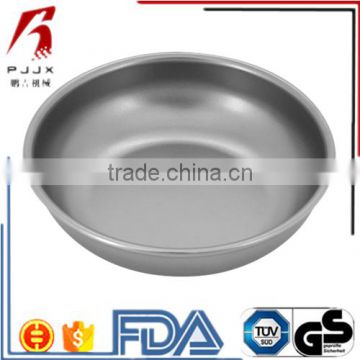 46g Chinese Wholesale Eco-Friendly Titanium metal stainless high quality dish