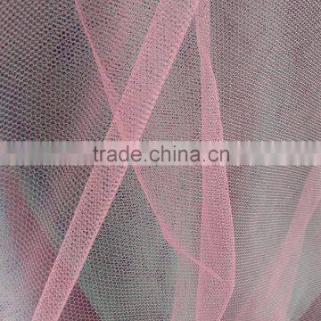 Hot sale huzhou 100 polyester mesh fabric curtain fabric wedding dress fabric