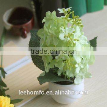 wholesale mini artificial green hydrangea in pot