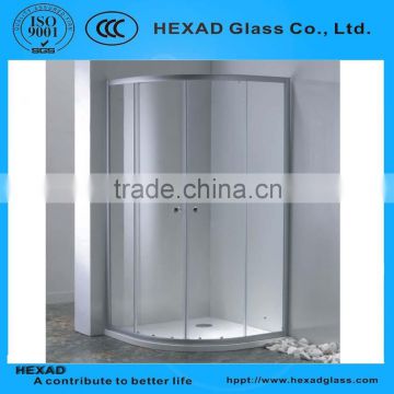 HEXAD Customized Irregular Shape Shower Room ( sliding glass door)