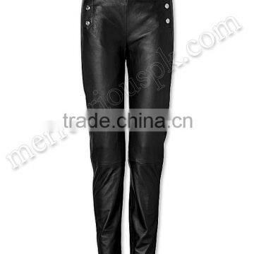 Women Fashion Soft Leather Pants