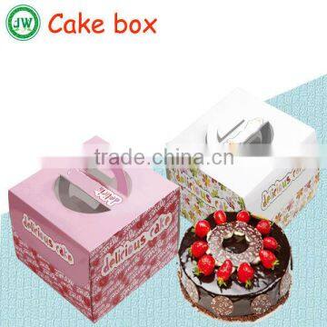 Custom Paper Wedding Cake Box With Handle