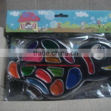 8 watercolor brush cake set non-toxic