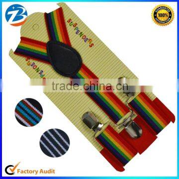 Wholesale Fashion Stripes Kids Elastic Braces Suspender